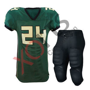 Uniforme de fútbol americano hecho a medida superventas, Material Premium de alta calidad, tamaño XL, patrón de números populares cortos para niños - Product Image 6