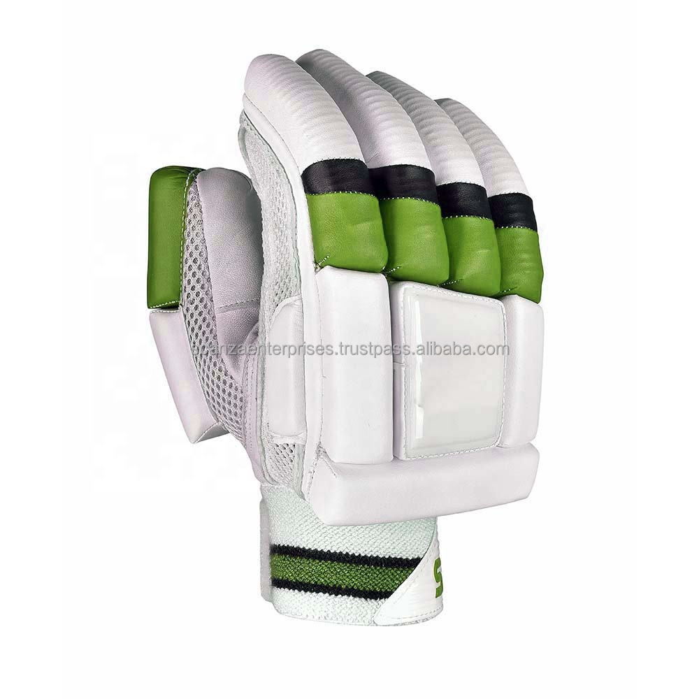 2021 Best Selling Cricket Batting Glove High Quality Sheep Leather Batting Glove Perforated Palm Style Batting Glove