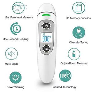 Thermomètres Infrarouges Numériques <span class=keywords><strong>Sans</strong></span> <span class=keywords><strong>Contact</strong></span> Finicare à Haute Taux de Rachat en Stock <span class=keywords><strong>Thermomètre</strong></span> Frontal pour la Fièvre - Product Image 4