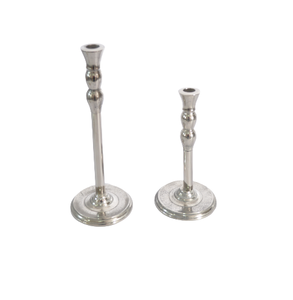 การออกแบบที่กำหนดเองอลูมิเนียมเสาเทียนชุดโลหะตกแต่งเทียนขาตั้งตารางด้านบนคุณภาพสูงเชิงเทียน - Product Image 1