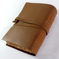 Cuaderno de notas de papel hecho a mano sin forro en blanco con bordes naturales Vintage para hombres y mujeres, cuaderno de estudiante Premium, cepilladora de Diario para Viajes