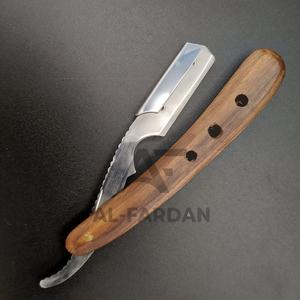 Mango de madera Pakka de alta calidad, hoja intercambiable única de acero inoxidable con logotipo personalizado, maquinilla de afeitar para hombres - Product Image 5