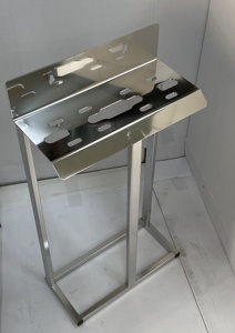 Support de filtre à eau manuel à deux étages de type sur pied en acier inoxydable 304 de 20 pouces Big Blue - Product Image 4