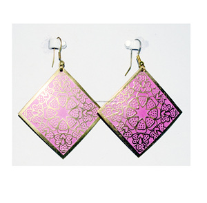 Pendientes de aro con perlas de agua dulce auténticas, pendientes étnicos de perlas en plata de ley 925 para mujer G - Product Image 3
