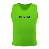 Macro Exports Sport Soccer Bibs 100% Polyester Taille et couleur personnalisées ME-SB05 garantie offert avec ensemble combiné 3 pièces