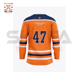 Haute qualité équipe personnalisée Polyester Sublimation maillot de hockey sur glace de hockey uniformes - Product Image 4