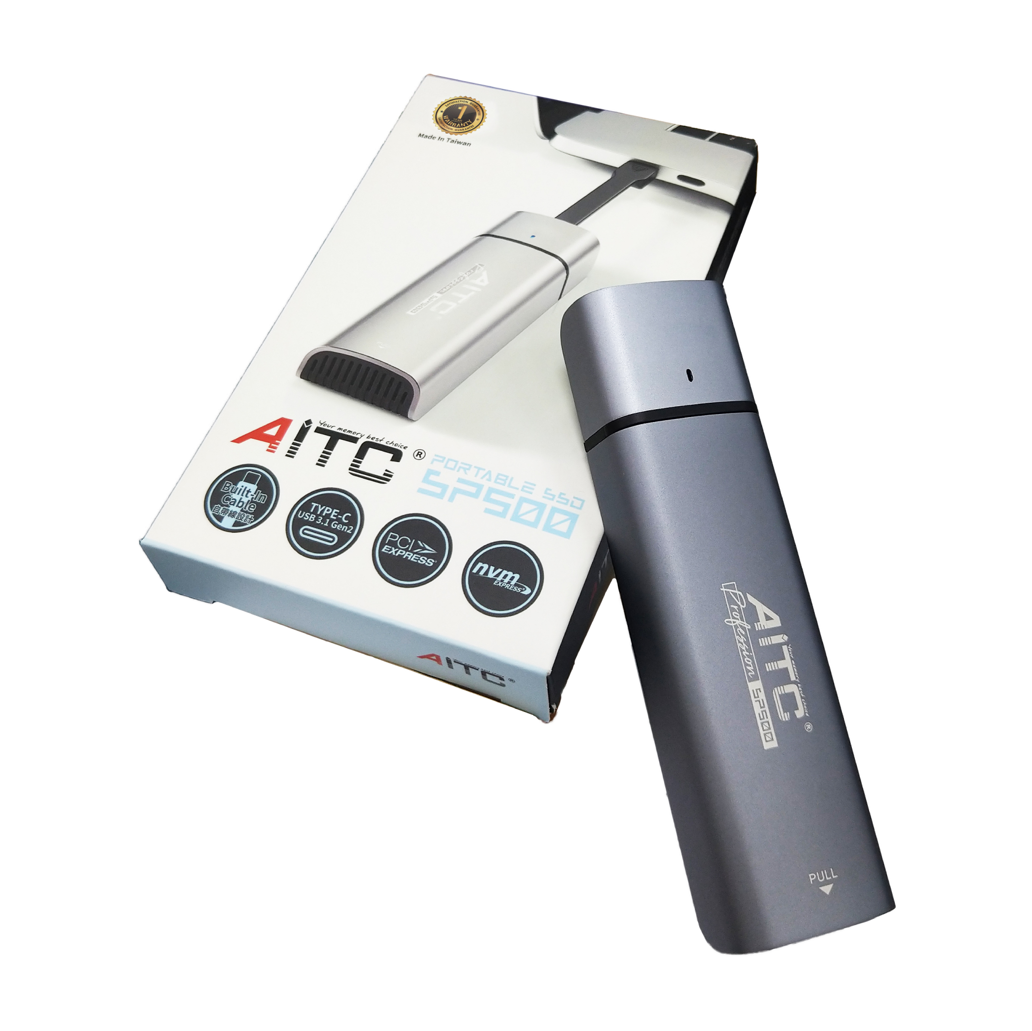 M.2 SSD PCIe NVme M-Key Case with USB-C hub