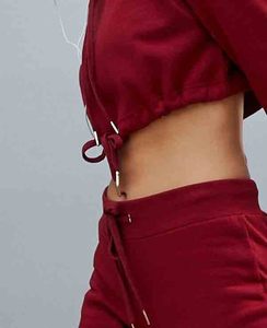 Nuevo Diseño de Chándal con Capucha para Hombre y Mujer, Color Sólido, con Logotipo Personalizado, Color Personalizado, Chándal Corto Hecho a Medida Profesional - Product Image 5