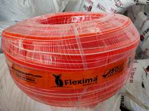 Tuyau d'arrosage de jardin flexible en PVC 100m, tubes souples de couleur orange, vert, jaune, rose, service d'extrusion, marque Flexima, 2mm - Product Image 4