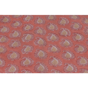 Hermoso bloque de mano impreso tela de algodón por la yarda para la ropa de las mujeres bolsas cubre juguetes estilo indio por la yarda - Product Image 5