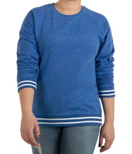 Sweat-shirt en coton gris à col rond, coupe classique, tricoté, couleur unie, manches longues, unisexe, pour l'automne - Product Image 3