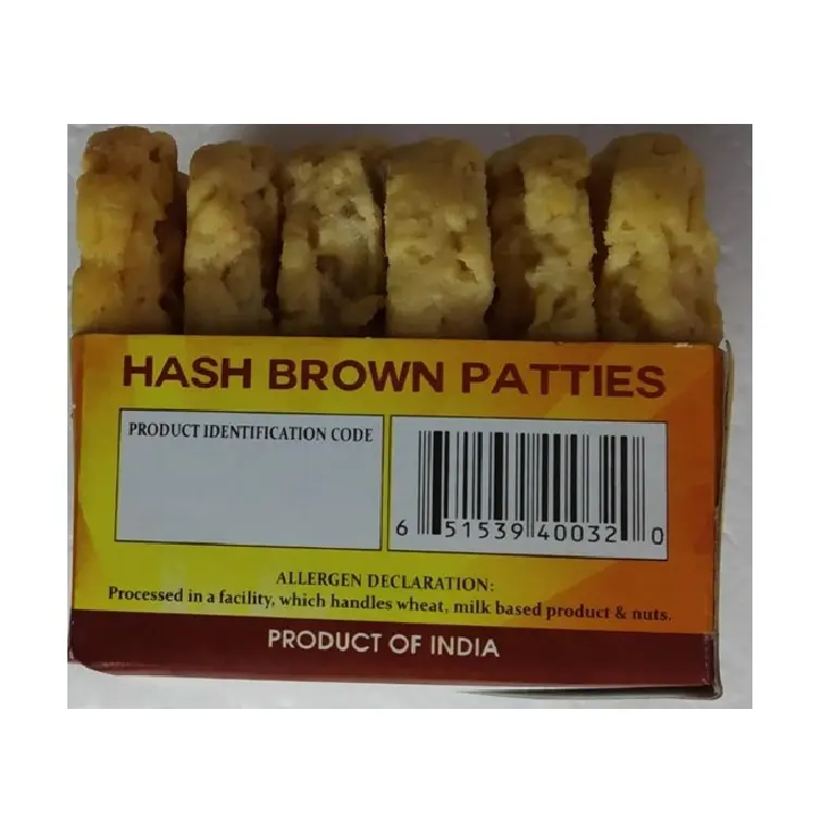 Hash Brown Patties Gluten Free Cholesterol Free And 0g Trans Fat By Chef Ernesto