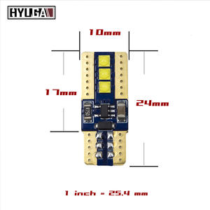 HX-1 T10 6*2525 220LM 13.5V CE ROHS Certifié Plaque d'immatriculation / Intérieur / Lumière de coffre Blanc HYUGA - Product Image 5