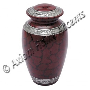 Mejor venta en línea de aluminio de cremación urna adulto azul fuego Metal Funeral la cremación urna de cenizas por axioma acentos para el hogar - Product Image 2