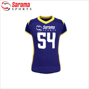 Il disegno del modello della maglia di Football americano di Football americano ha sublimato il <span class=keywords><strong>calcio</strong></span> all'ingrosso della maglia, - Product Image 1