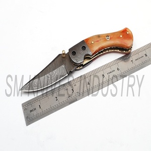 Couteau de poche pliant de damas fait à la main, couteaux Sm Knives industriel (smk1254) - Product Image 5
