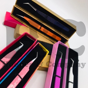 แหนบต่อขนตาแบบใหม่ สำหรับต่อขนตาแบบยั่งยืน พร้อมโลโก้  แหนบต่อขนตาแบบมิงค์  อุปกรณ์ต่อขนตา แหนบต่อขนตา - Product Image 2