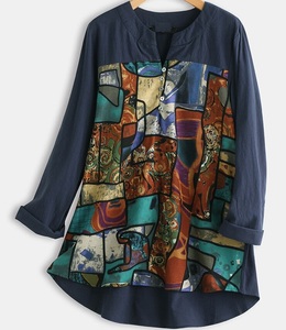 Ultra Modern New Trendy Cool Nice Fashion Heavy Wholesale 2020 Camiseta tejida estampada exclusiva para mujer de Bangladesh - Product Image 2