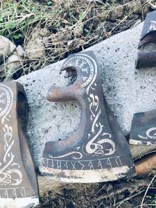 MDM Set 4 Durable Outdoor HC 5160 Forged Steel Hatchets New Russian Style Hickory <b>Wood</b> Handle 9-Inch Camping <b>Cutting</b> Industrial - Product Image 5