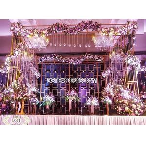 Elegante aspecto vela encendida boda Mandap boda Chuppah Mandap en estilo moderno sueño boda vela luz Mandap Decoración - Product Image 1