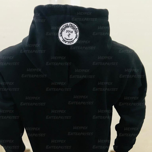 Survêtement pour hommes, couleur noire, avec veste à fermeture éclair et pantalon à cordon, tenue de Jogging, nouvelle collection 2020 - Product Image 4