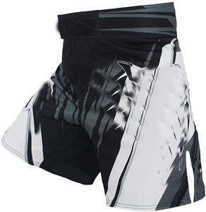 Pantalones cortos de boxeo MMA para hombre-Diseños personalizados Material de poliéster al por mayor disponible - Product Image 6