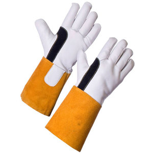 Vente en gros de gants ensoleillés de haute qualité Gants de soudeur SG-1032 Gants de soudage Tig en cuir de chèvre Gants de soudage à l'argon Gants de sécurité personnalisés - Product Image 6