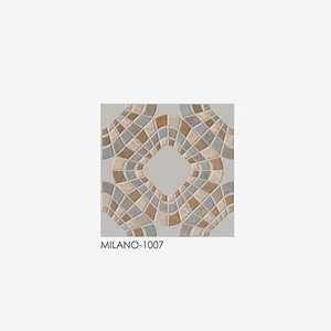 Azulejo de estacionamiento de piso de baño de porcelana esmaltada pulida de cerámica 3D personalizado de lujo 400x400mm - Product Image 5