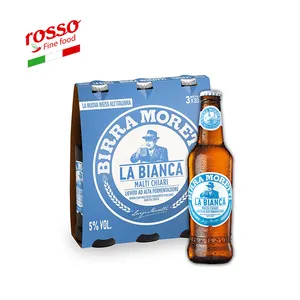 वेइस बियर Moretti ला बियांका 3x33 सीएल 5% वॉल्यूम इतालवी बीयर-इटली में किए गए