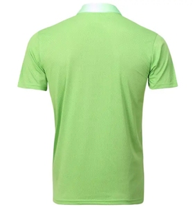 Chic été loisirs de plein air à manches courtes revers chemise de golf pour hommes bloc de couleur impression numérique fabriqué au Bangladesh - Product Image 2