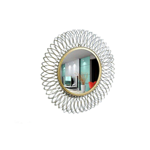 Wholesale Distressed Long Large Arched Wood Framed Decorative Wall <b>Floor</b> <b>Stand</b> <b>Mirror</b> Brass Round Wall <b>Mirrors</b> - Product Image 5