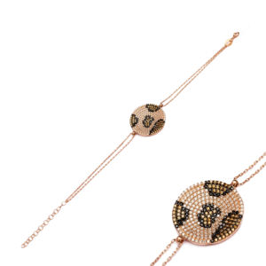 Round Bent Leopard Silver Sterling <b>Bracelet</b> Design Wholesale 925 Sterling Silver <b>Bracelet</b> <b>for</b> <b>Women</b> - Product Image 1