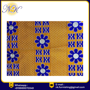 Ropa africana de calidad superior Seersucker tela bordada ropa de boda uniforme poliéster algodón proveedor a granel - Product Image 4