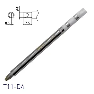 形状4D烙铁头T11-D4型号T11系列螺丝刀平刀FX901适用型号D型