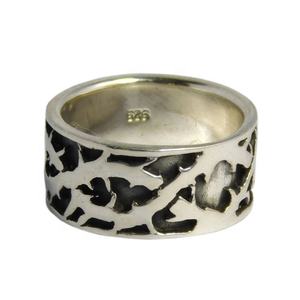 Vente chaude 925 Eternity Vermeil Bague Belle Solide En Argent Plain Finger Band Bijoux De Mariage pour les Femmes - Product Image 2