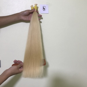 ที่มีคุณภาพดีหนังกำพร้าชิดซูเปอร์คู่ผมสีบลอนด์ยุโรปมนุษย์ผมบริสุทธิ์เรมี่ไฮไลท์สีต่อผม - Product Image 4