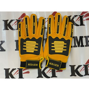 Gants d'hiver en cuir véritable écologiques KEVEN IMPEX, longueur poignet, pour mécaniciens, détection des aiguilles, pour hommes et femmes - Utilisation extérieure/voyage - Product Image 5