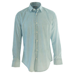 Chemise à manches longues élégante et confortable 100% coton solide pour hommes Anti-rides respirant écologique à séchage rapide pour les affaires - Product Image 5