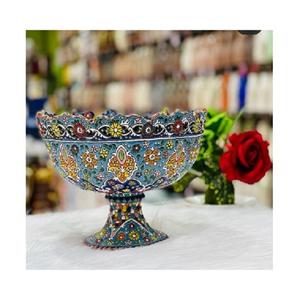 Bol décoratif multicolore en fer avec taille et forme personnalisées de qualité supérieure Bol décoratif de service de nourriture de fruits - Product Image 6