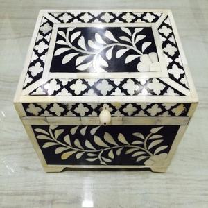 Beautiful Indian Rectangular Handicraft <b>Resin</b> Inlay <b>Jewellery</b> Box Decorative <b>Resin</b> Inlay Sculptures - Product Image 6