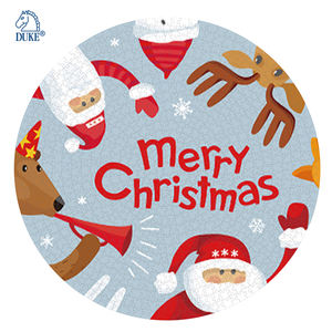 Rompecabezas de 1000 piezas de forma redonda con temática navideña, rompecabezas - Product Image 3