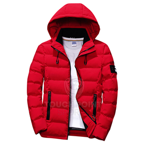 เสื้อแจ็คเก็ตผู้ชายแบบตัดความยาว,เสื้อโค้ทสำหรับใส่ทำกิจกรรมกลางแจ้งฤดูหนาวสีน้ำตาล - Product Image 2