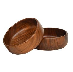 Tazón de madera esmaltada blanca para sopa y arroz, tazón de Material de alta calidad - Product Image 4