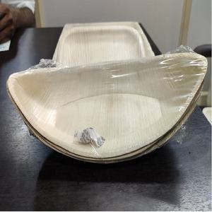 Cuencos y platos desechables ecológicos de hoja de palma Areca, patrón de planta único, grabado, tipo de plato biodegradable - Product Image 6