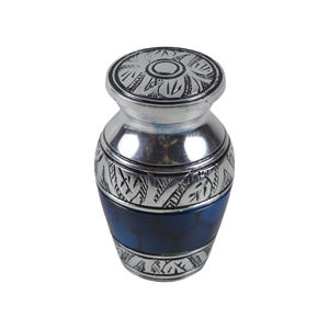 Mini urnas de Metal sólido con acabado de varios colores, Mini urnas de cremación de último diseño - Product Image 4