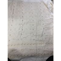Tissu d'ameublement à broderie Chikankari en ligne Inde