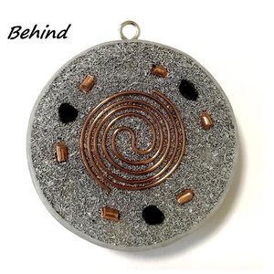 Pendentif d'orgonite en cuivre pur Horus, améthyste, pendentif de guérison, protection de l'énergie corporelle, cadeau, méditation - Product Image 4