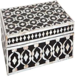 Haute qualité en gros fantaisie à la main vintage nacre os incrustation boîte décorative boîte à bijoux vente chaude - Product Image 1