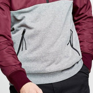 Fashion <b>Gym</b> <b>Hoodie</b> Mens Custom 100% Cotton Autumn Half Zipper Pullover <b>Hoodie</b>-Eco-Friendly - Product Image 5