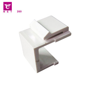 Insert de connecteur Keystone ABS blanc pour utilisation en télécommunications - Product Image 2